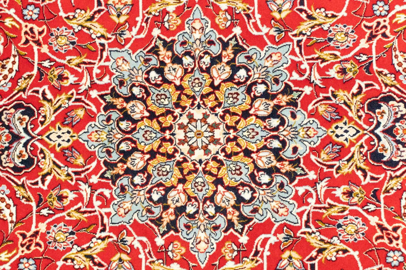 Isfahan Teppich 107x162cm - Perserteppich - rot
