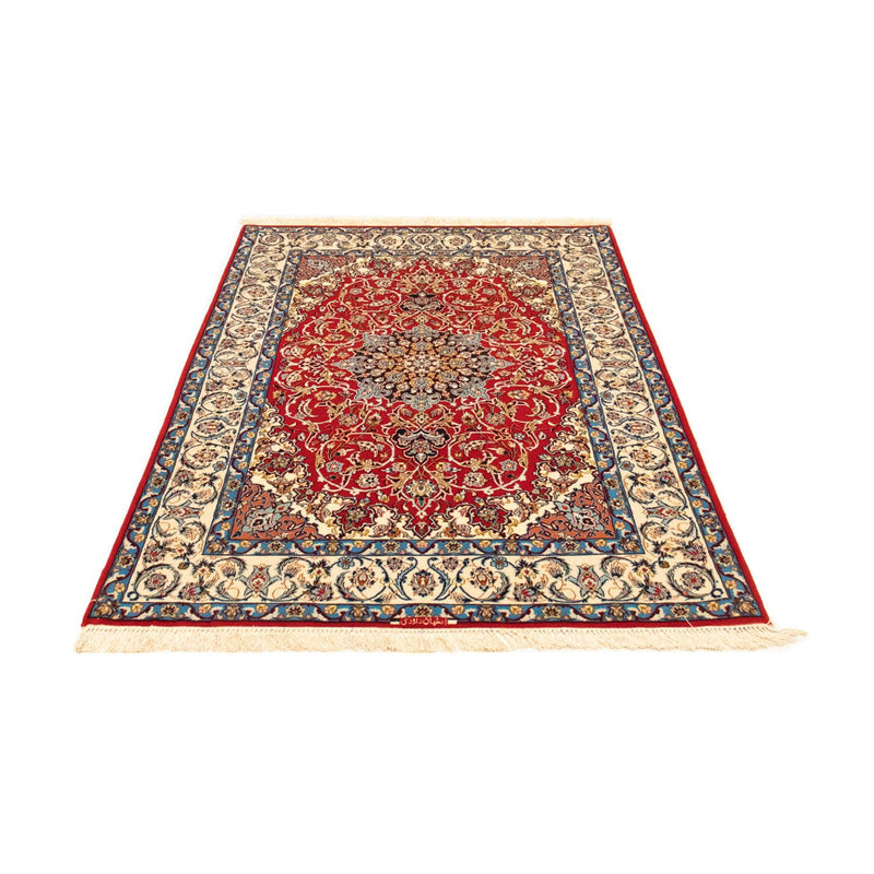 Isfahan Teppich 107x162cm - Perserteppich - rot