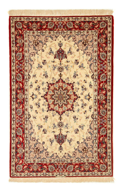 Isfahan Teppich 110x168cm - Perserteppich - beige