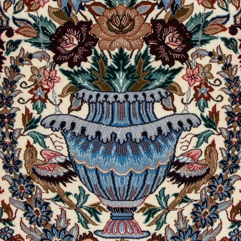 Isfahan Teppich 69x108cm - Perserteppich - mehrfarbig