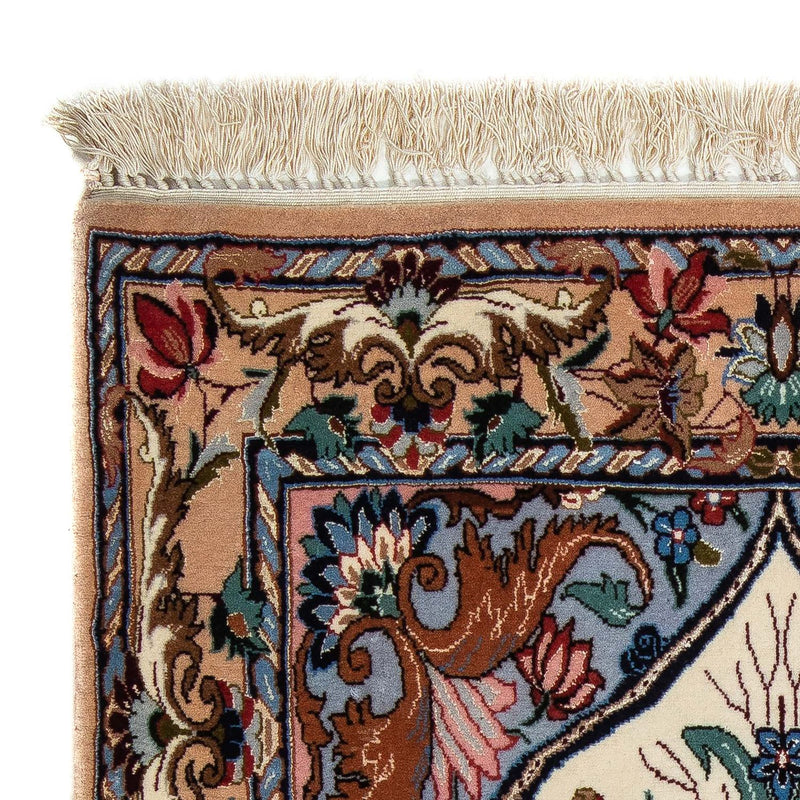 Isfahan Teppich 69x108cm - Perserteppich - mehrfarbig