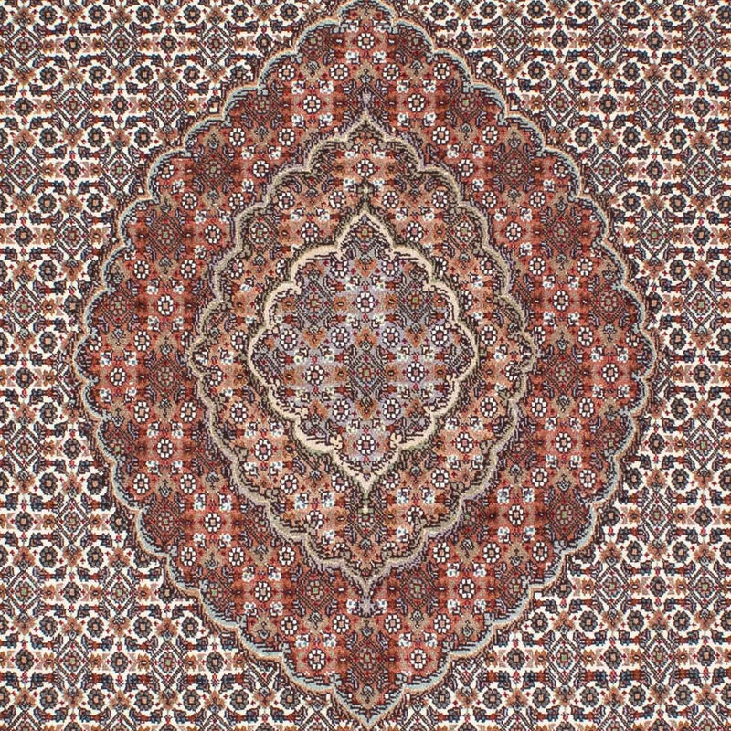 Täbriz Teppich 153x212cm - Perserteppich - hellbraun