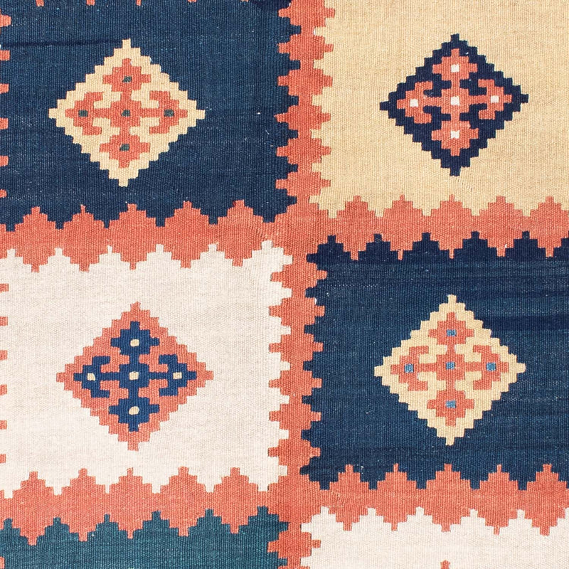Kelim Teppich - Oriental 155 x 212 cm - blau