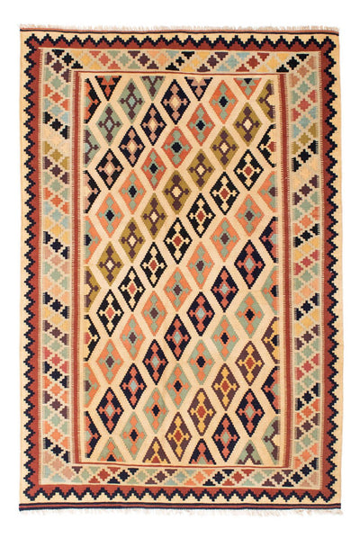 Kelim Fars Teppich 148x207cm - hellbraun