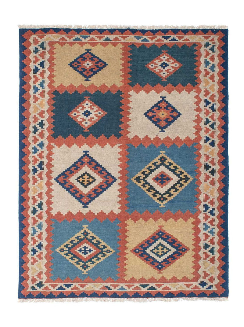 Kelim Teppich - Oriental 161 x 216 cm - mehrfarbig