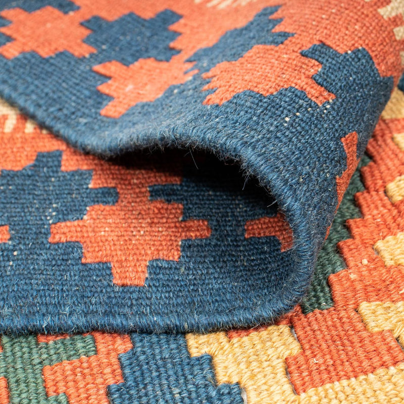 Kelim Teppich - Oriental 194 x 232 cm - blau