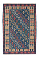 Kelim Fars Teppich 119x189cm - blau