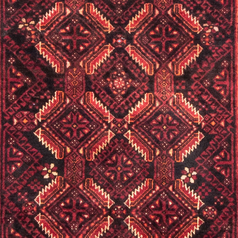 Belutsch Teppich 102x216cm - Orientteppich - dunkelrot