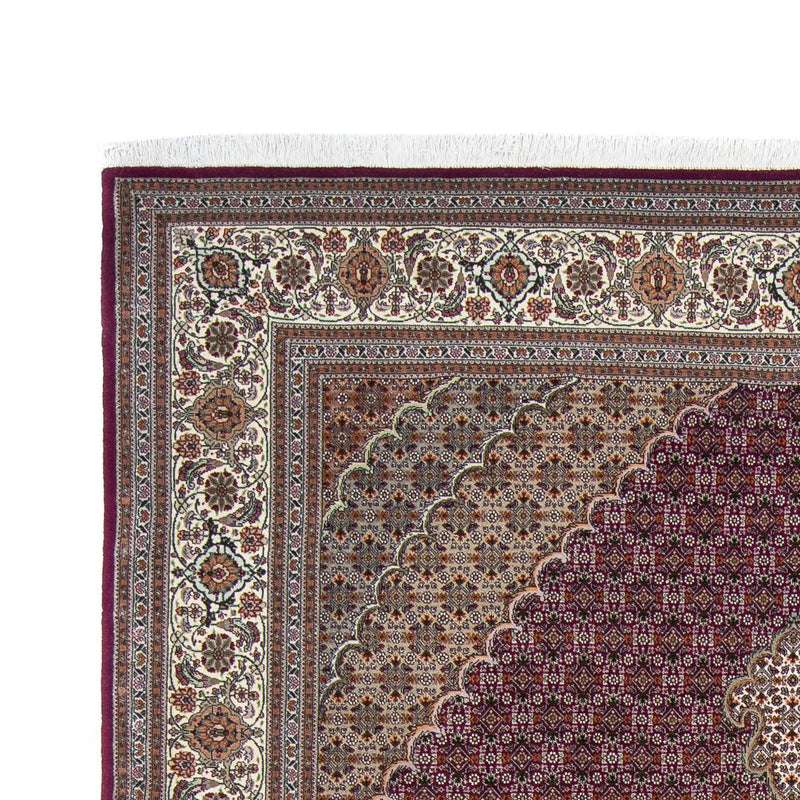 Täbriz Teppich 203x302cm - Perserteppich - dunkelrot