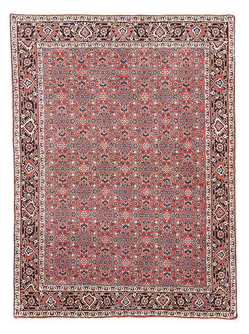 Bidjar Teppich 96x137cm - Perserteppich - dunkelrot