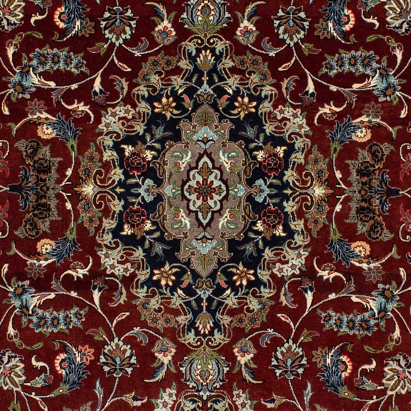 Perserteppich - Ghom 138 x 204 cm - dunkelrot