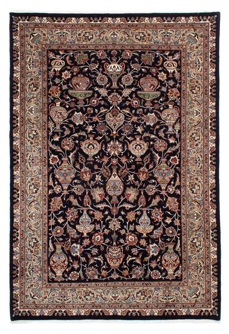 Kaschmar Teppich 205x292cm - Perserteppich - schwarz