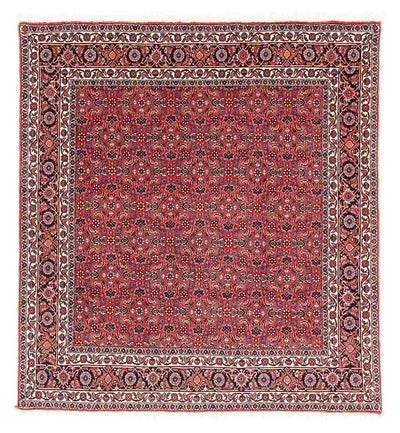 Bidjar Teppich 124x126cm - Perserteppich - rot