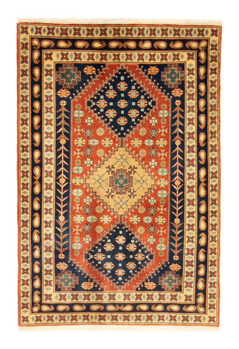 Afshar Sirjan Teppich 120x176cm - Perserteppich - rost