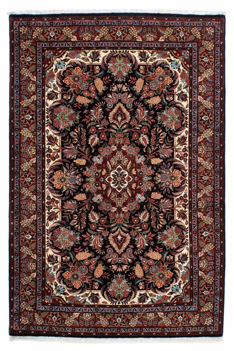 Perserteppich - Bidjar 133 x 210 cm - dunkelblau