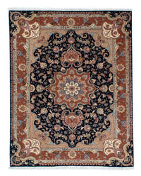 Täbriz - 50 Raj Teppich 155x200cm - Perserteppich - dunkelblau – product image