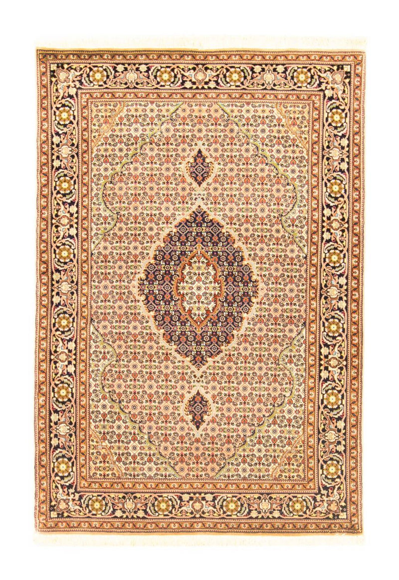 Täbriz - 50 Raj Teppich 98x148cm - Perserteppich - beige