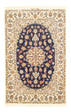 Isfahan Teppich 108x171cm - Perserteppich - dunkelblau