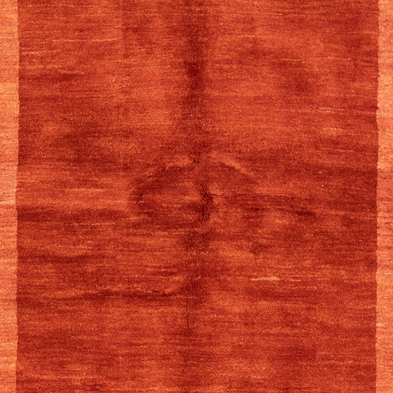 Gabbeh Persisch Teppich 170x242cm - Perserteppich Wollteppich - dunkelrot