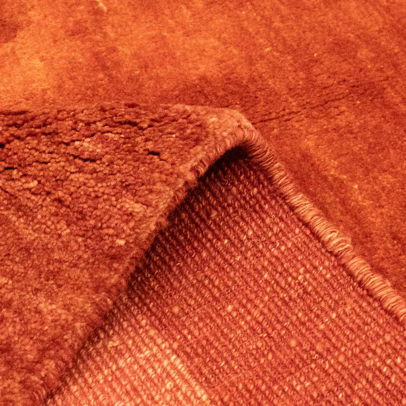 Gabbeh Persisch Teppich 170x242cm - Perserteppich Wollteppich - dunkelrot