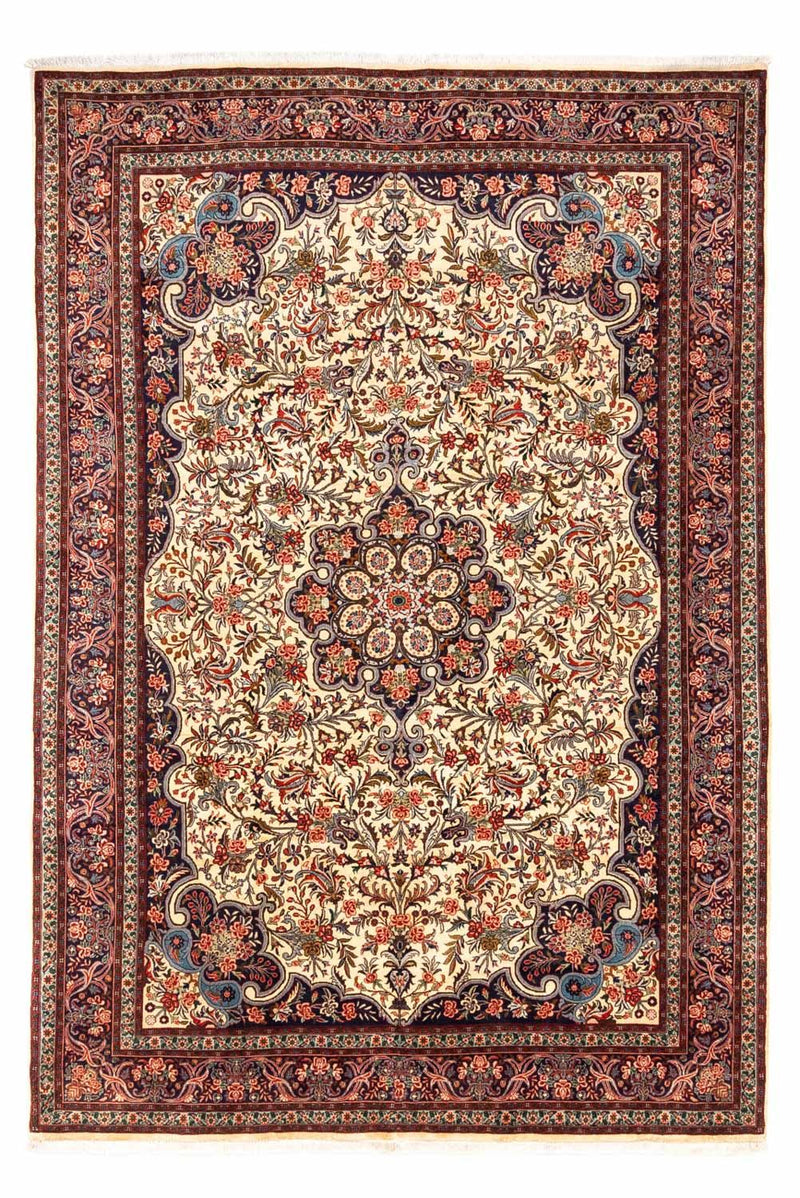 Bidjar - Takab Teppich 198x296cm - Perserteppich - beige