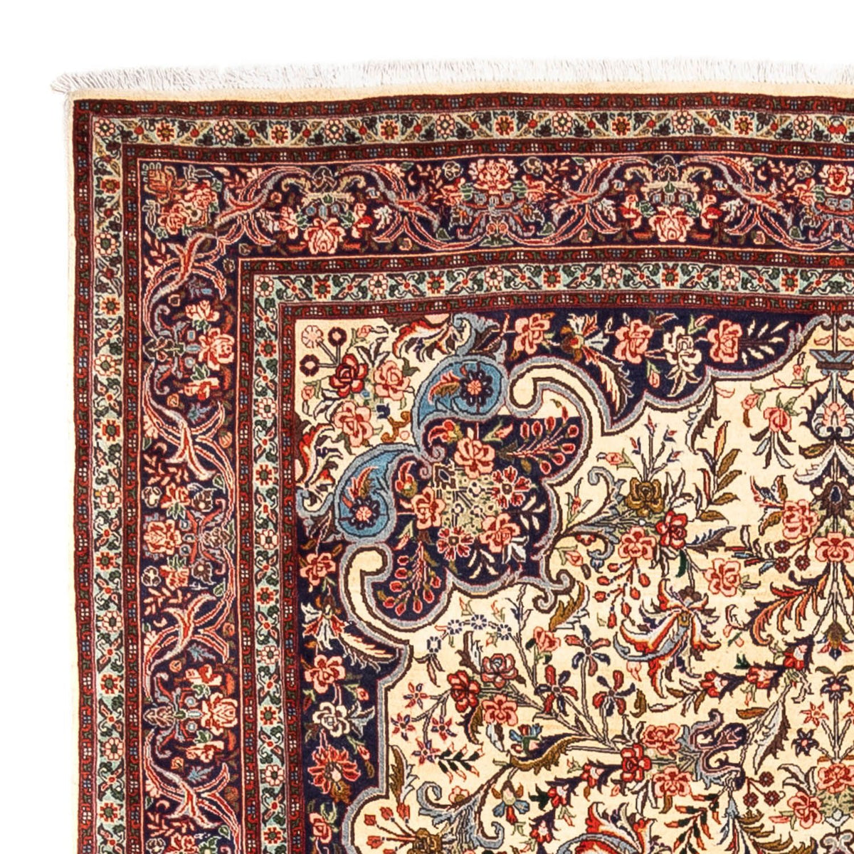 Bidjar - Takab Teppich 198x296cm - Perserteppich - beige