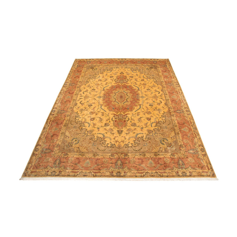 Täbriz - 50 Raj Teppich 306x398cm - Perserteppich - gold