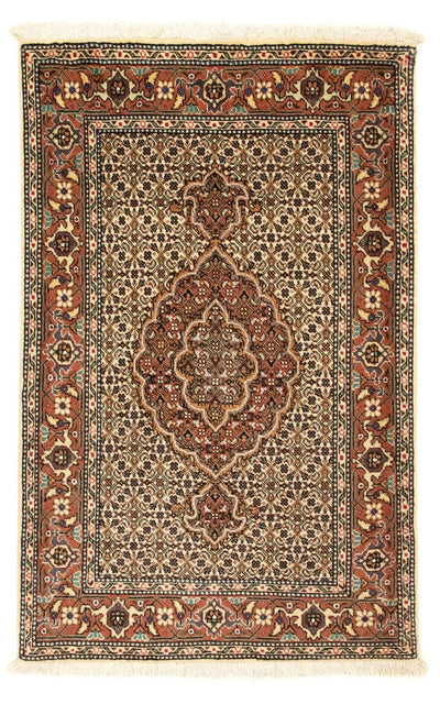 Täbriz - 40 Raj Teppich 77x115cm - Perserteppich - beige