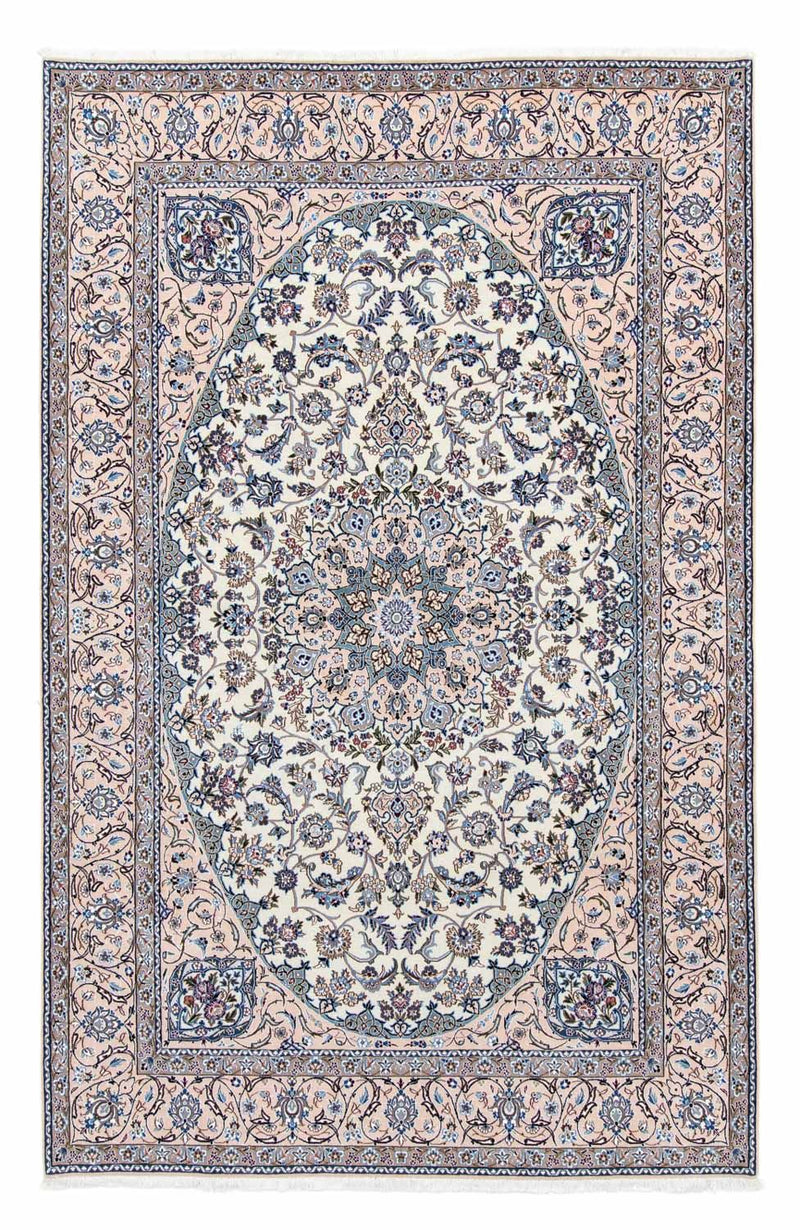 Nain - 6La Teppich 200x300cm - Perserteppich - beige