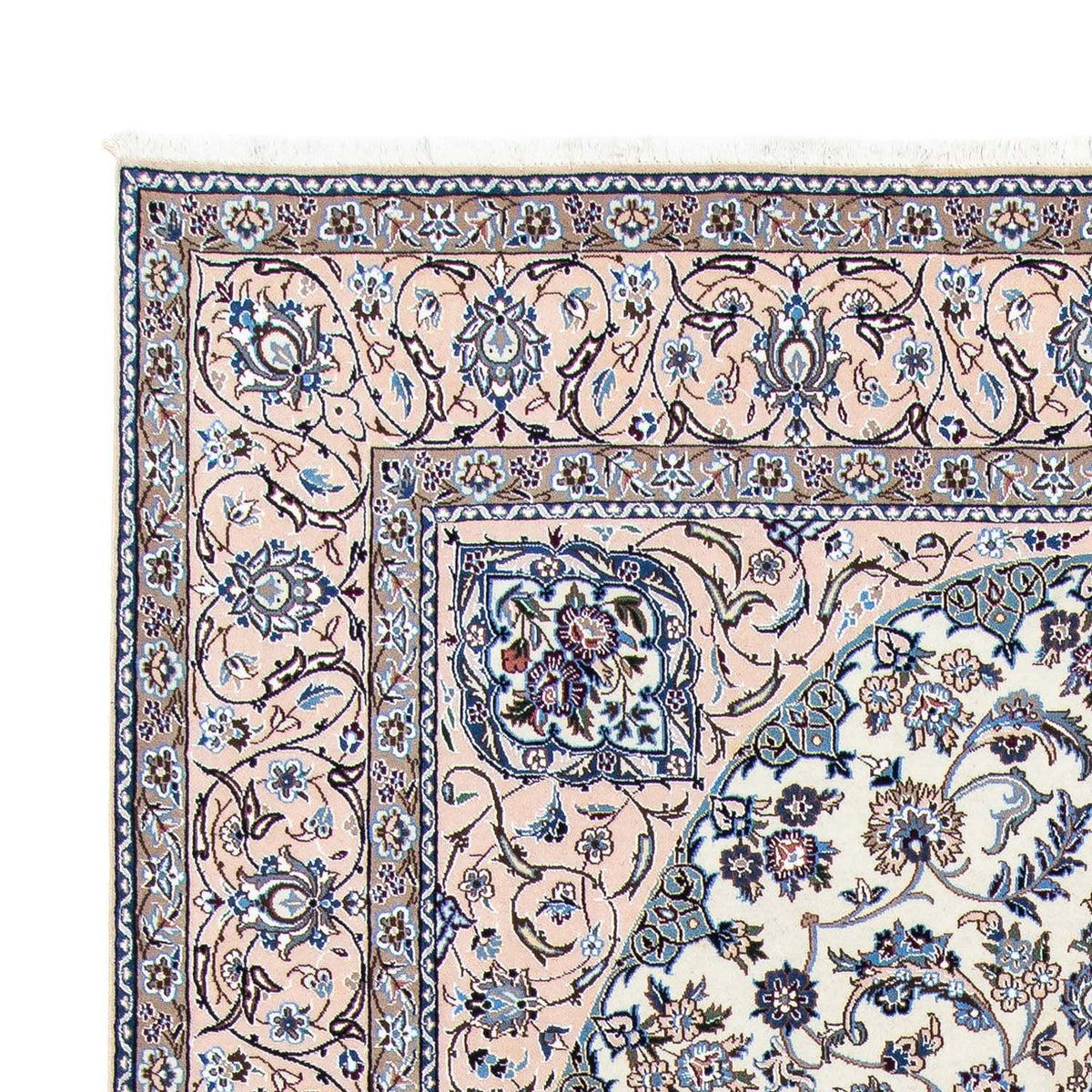 Nain - 6La Teppich 200x300cm - Perserteppich - beige