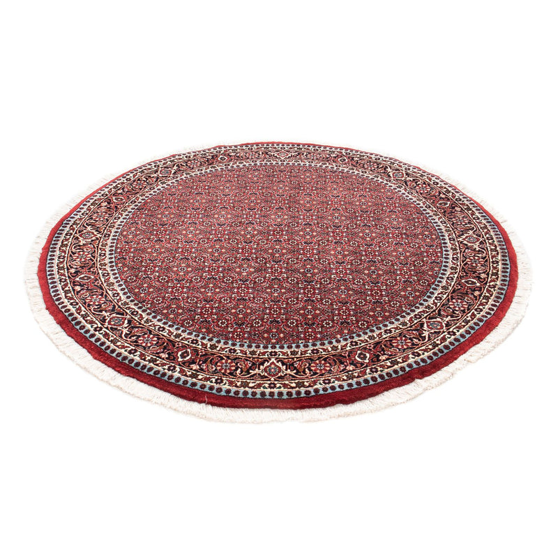 Bidjar Teppich 155x155cm - Perserteppich - dunkelrot