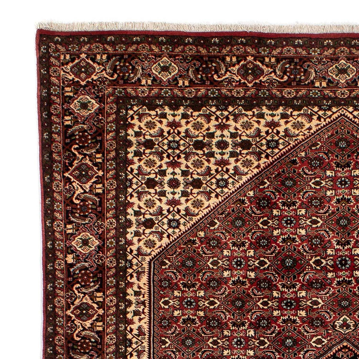 Bidjar Teppich 202x297cm - Perserteppich - dunkelrot