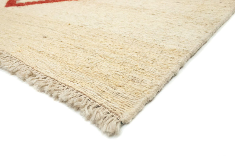 Gabbeh Persisch Teppich 125x186cm - Perserteppich Wollteppich - beige