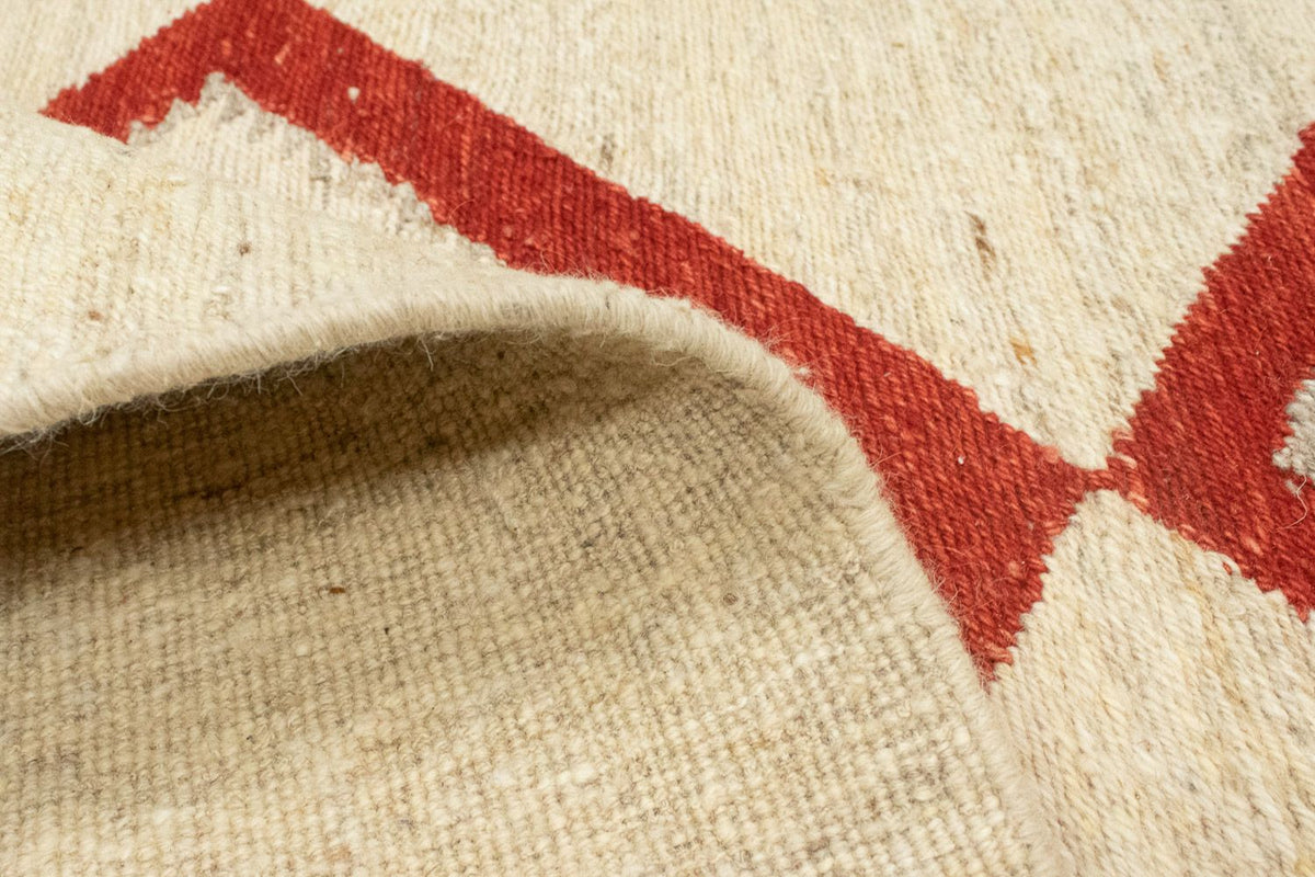Gabbeh Persisch Teppich 125x186cm - Perserteppich Wollteppich - beige