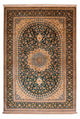 China Seide Teppich 122x183cm - Orientteppich - dunkelrot