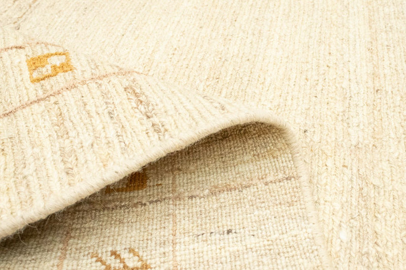 Gabbeh Persisch Teppich 147x193cm - Perserteppich Wollteppich - beige