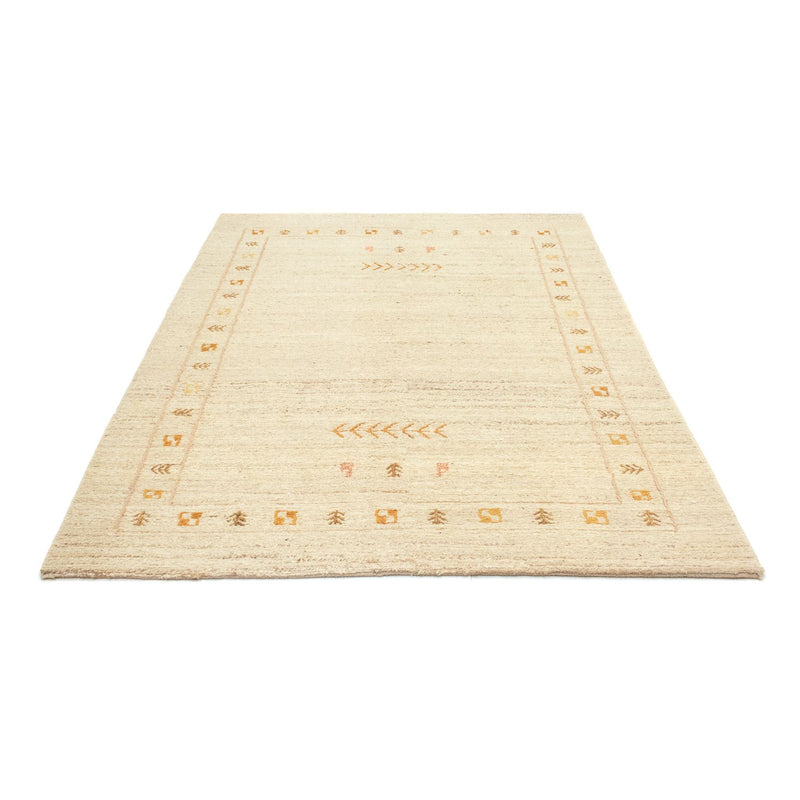 Gabbeh Persisch Teppich 147x193cm - Perserteppich Wollteppich - beige