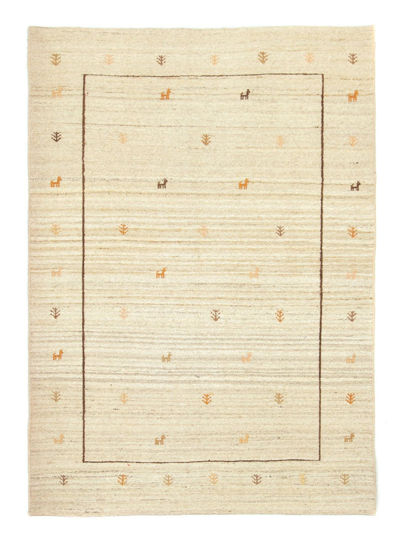 Gabbeh Teppich - Perser 123 x 172 cm - beige