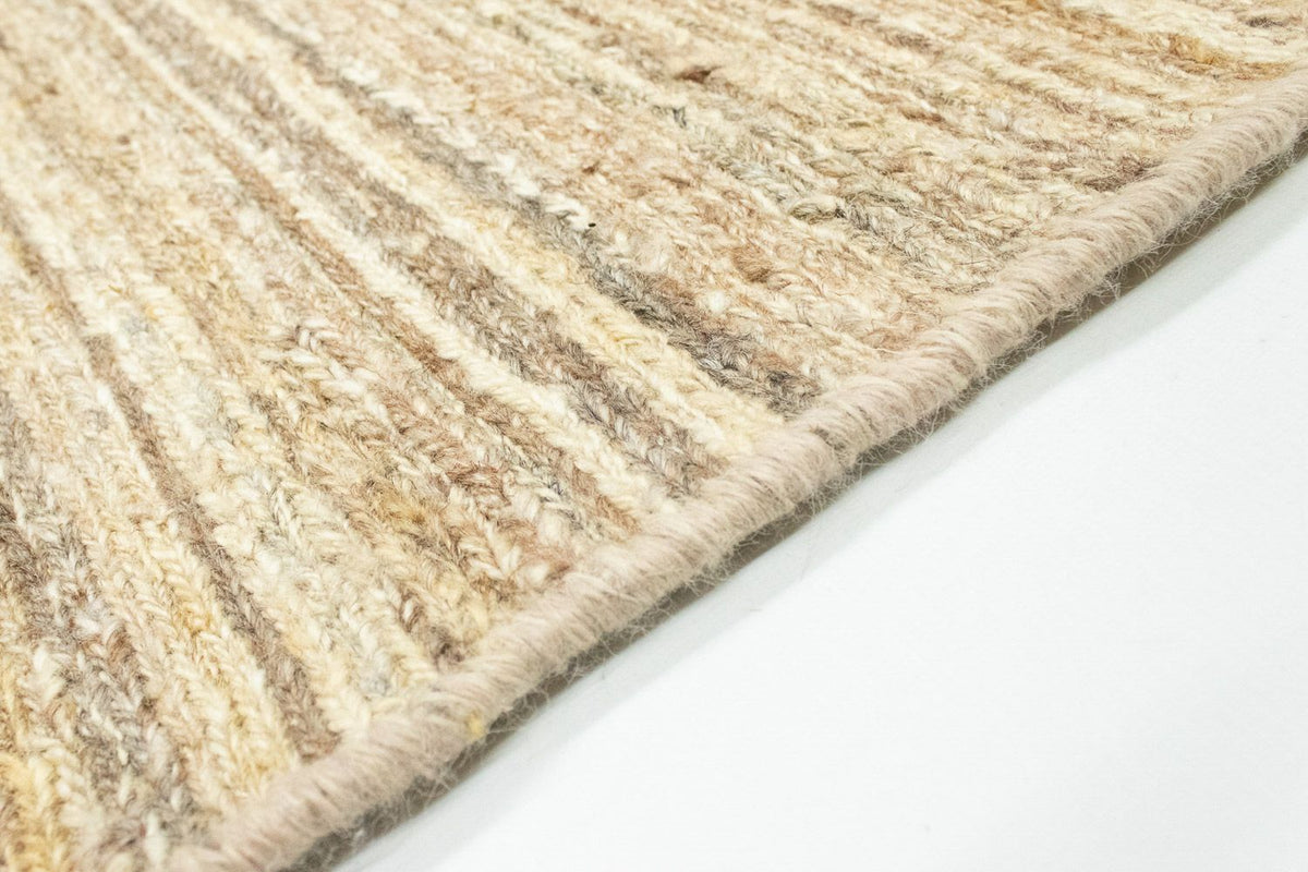 Gabbeh Persisch Teppich 142x200cm - Perserteppich Wollteppich - beige
