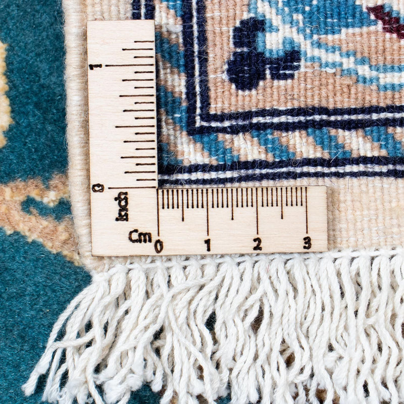 Nain Teppich 204x315cm - Perserteppich - seeblau