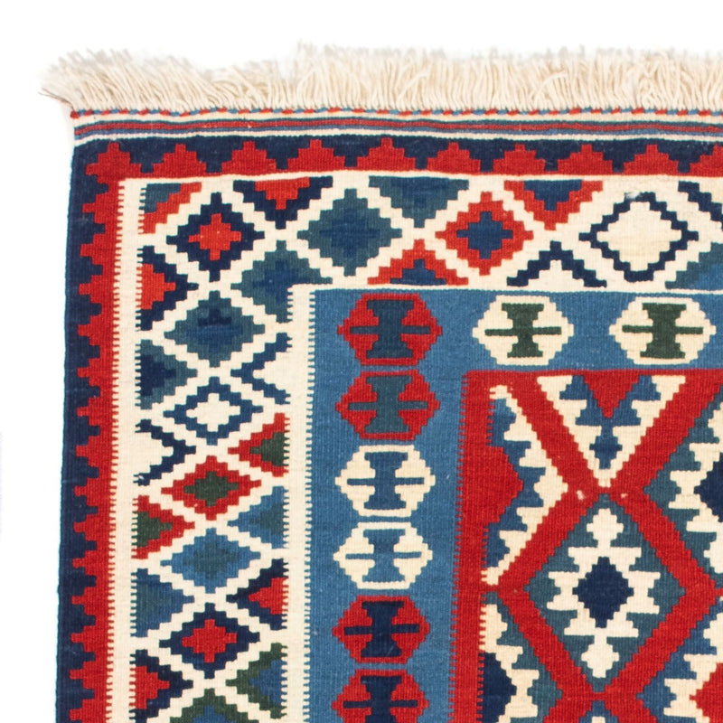 Kelim Fars Teppich 103x104cm - dunkelrot
