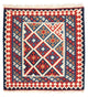 Kelim Fars Teppich 100x103cm - mehrfarbig