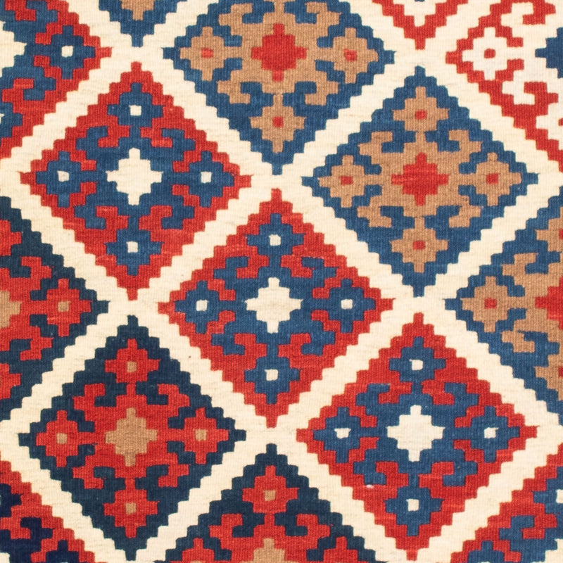 Kelim Fars Teppich 100x103cm - mehrfarbig