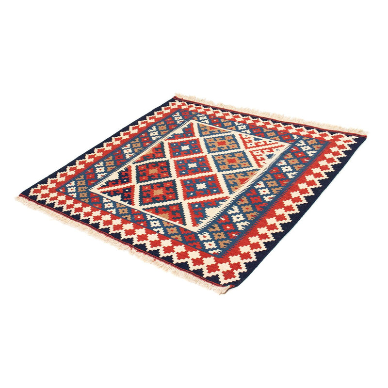 Kelim Fars Teppich 100x103cm - mehrfarbig