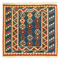 Kelim Teppich - Oriental 103 x 105 cm - dunkelblau – product image