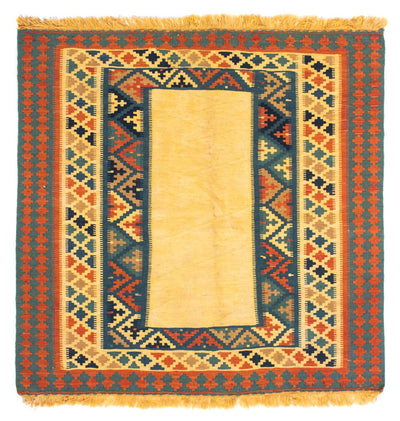 Kelim Fars Teppich 97x100cm - beige