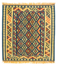 Kelim Fars Teppich 100x107cm - dunkelblau – product image