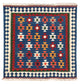 Kelim Fars Teppich 100x104cm - dunkelblau