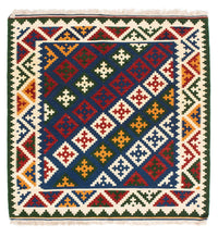 Kelim Fars Teppich 102x104cm - dunkelblau – product image