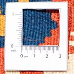 Kelim Fars Teppich 100x104cm - dunkelblau